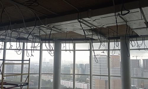 Система вентиляции в двухуровневой квартире Москва 2021 г